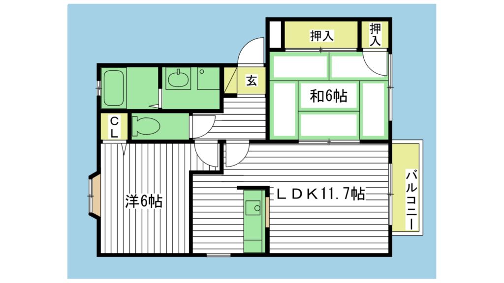 パセオ・ジオイアⅢ 間取り図