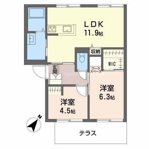 プライムハイツ 間取り図