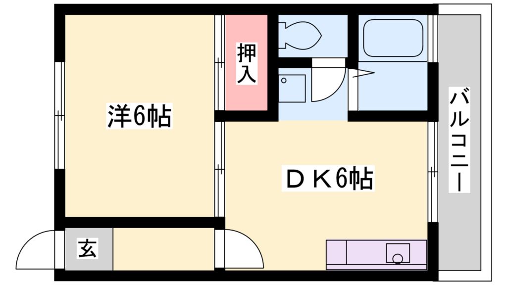 ＬＡＮＢＯ１０１ 間取り図