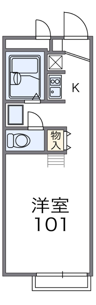 レオパレスグランシャリオ 間取り図