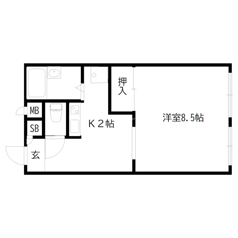 プレジール志村 間取り図