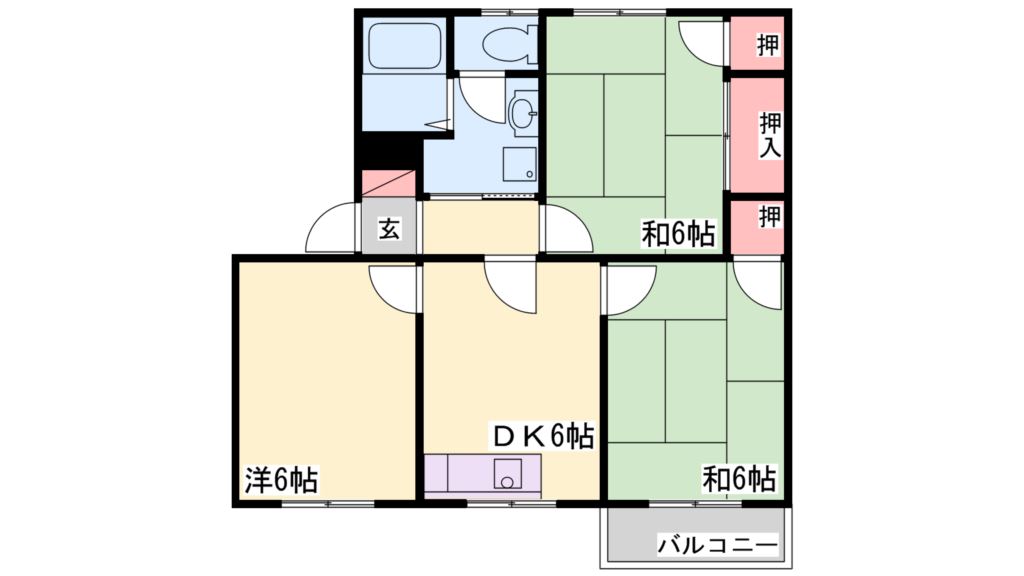 サンハイツ吉田 間取り図
