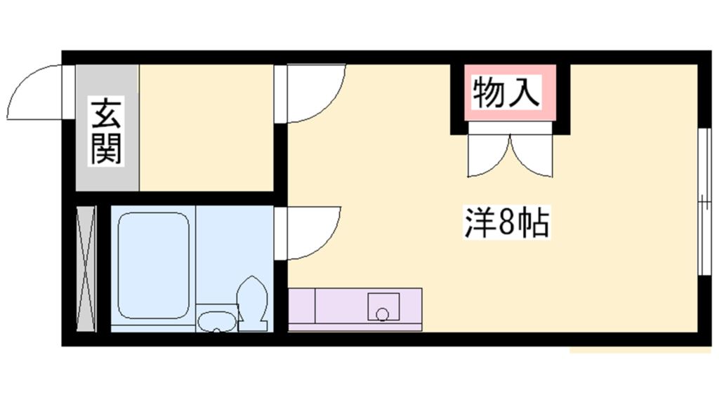 シュロス宮西 間取り図