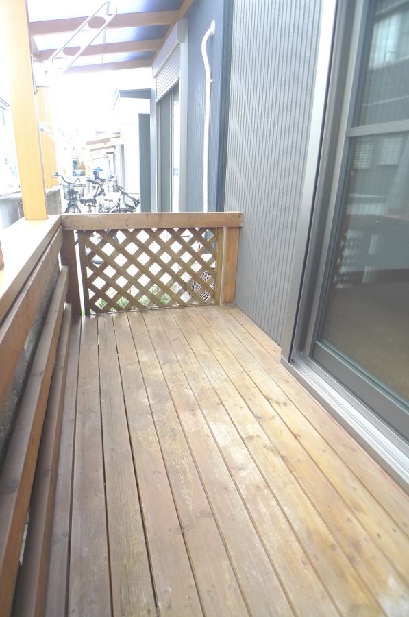 キューブタウン ベランダ