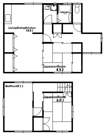 石守貸家（Ｒ邸） 間取り図