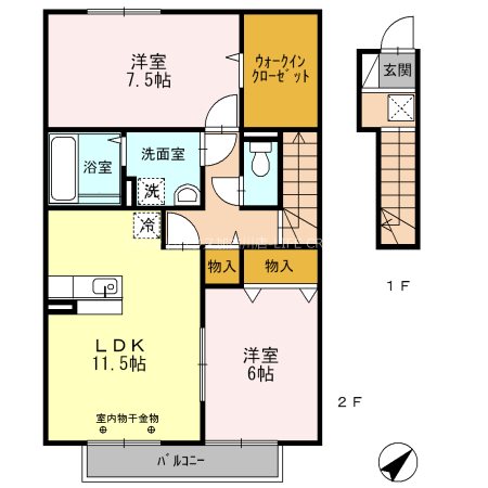 WIT NANA 間取り図
