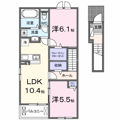 アンジュ　Ⅲ 間取り図