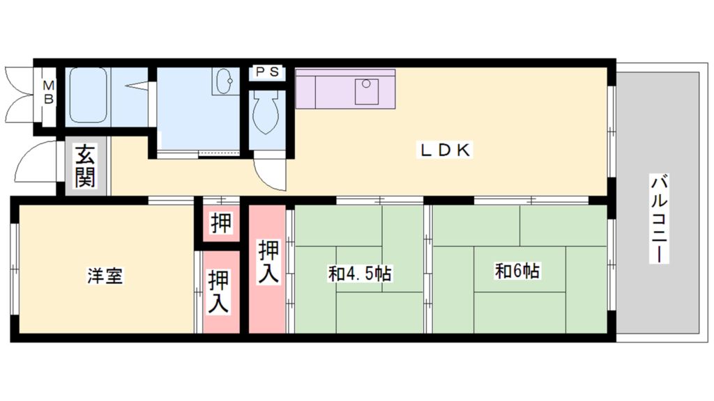 ソフィア加古川 間取り図