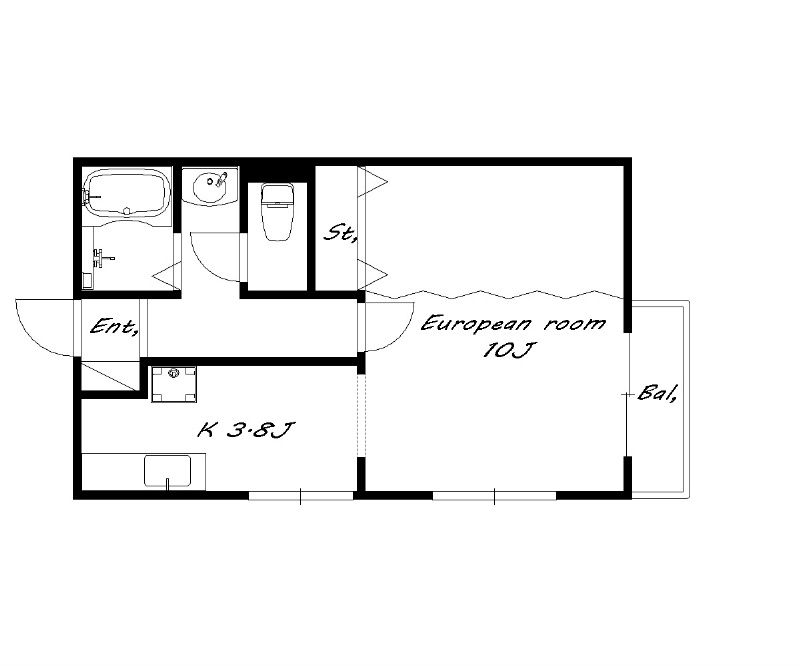 ハイツカリエンテ 間取り図
