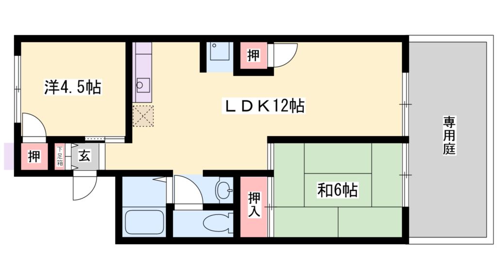 セジュール山本 間取り図