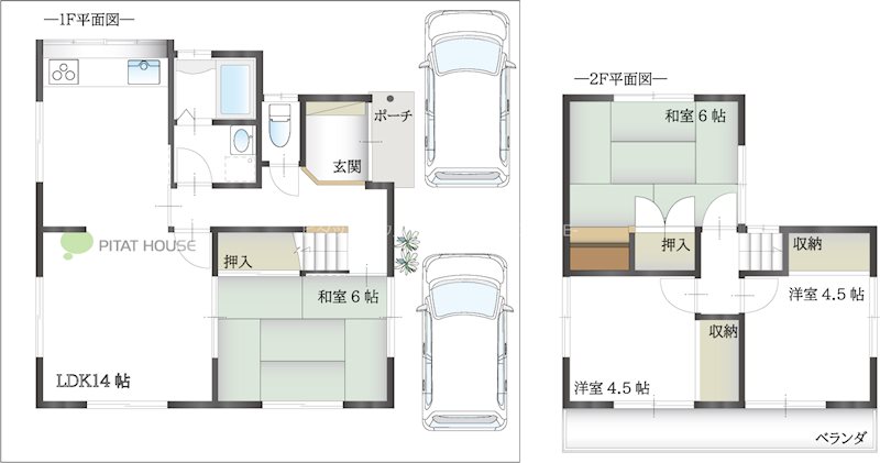 長砂戸建 間取り図