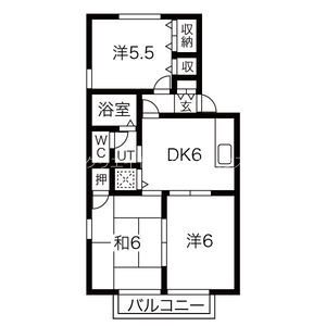 シャルマン・イワイ 間取り図