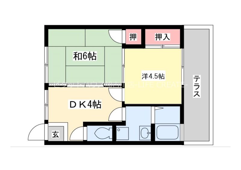 セトルハイツ５号 間取り図