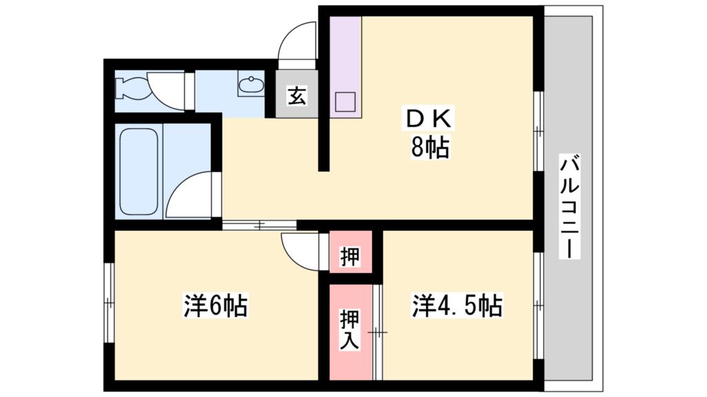 Ｔウエストマンション 間取り図