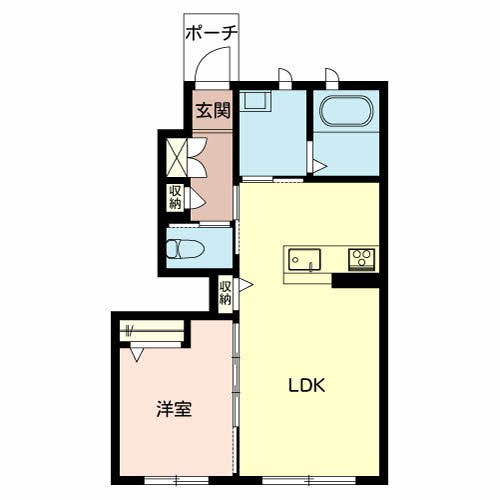 カーサグラス育ヶ丘Ⅱ 間取り図