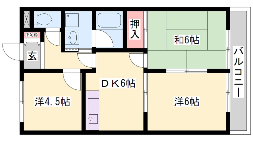 ケスハイツ一色 間取り図
