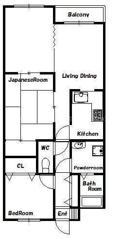 アインツ曽根 間取り図
