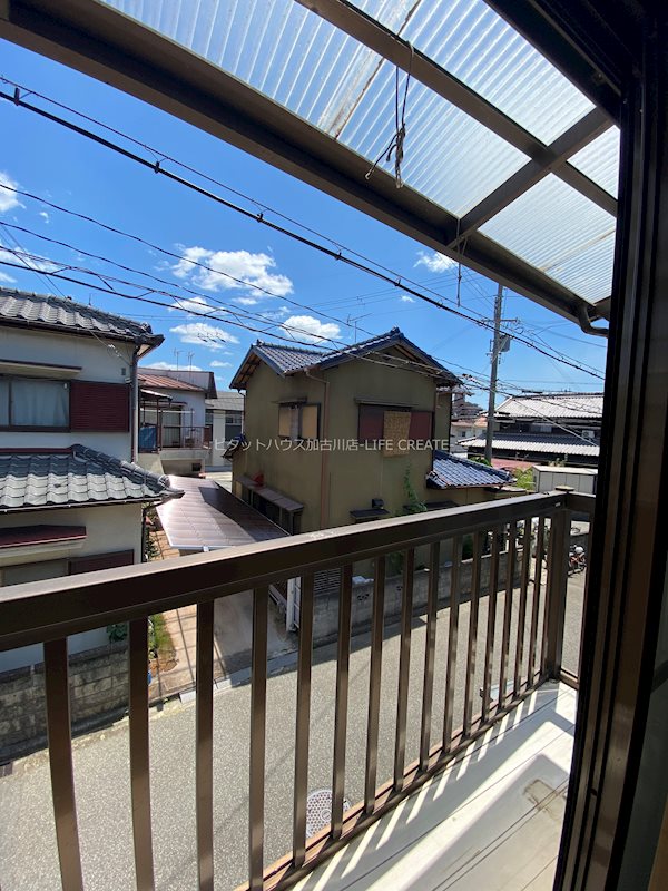 野口町良野貸家 ベランダ