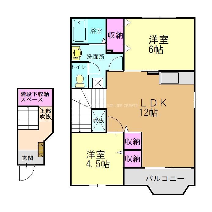 ソレアードⅠ 間取り図