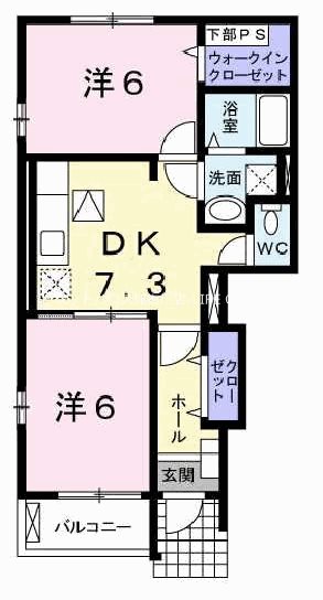 カルマーレB 間取り図
