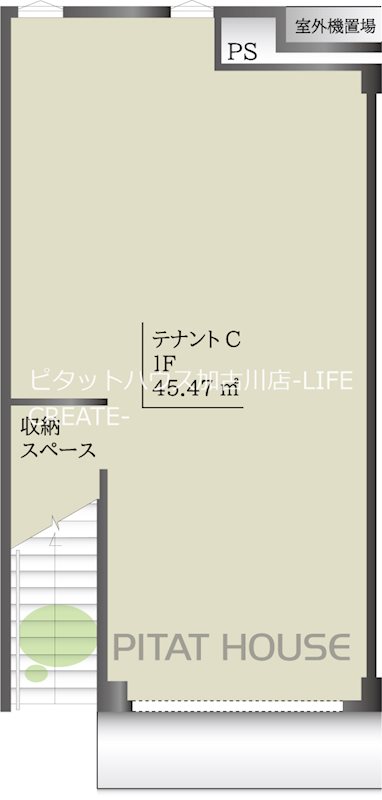 WATERAS SHINZAIKE 間取り図