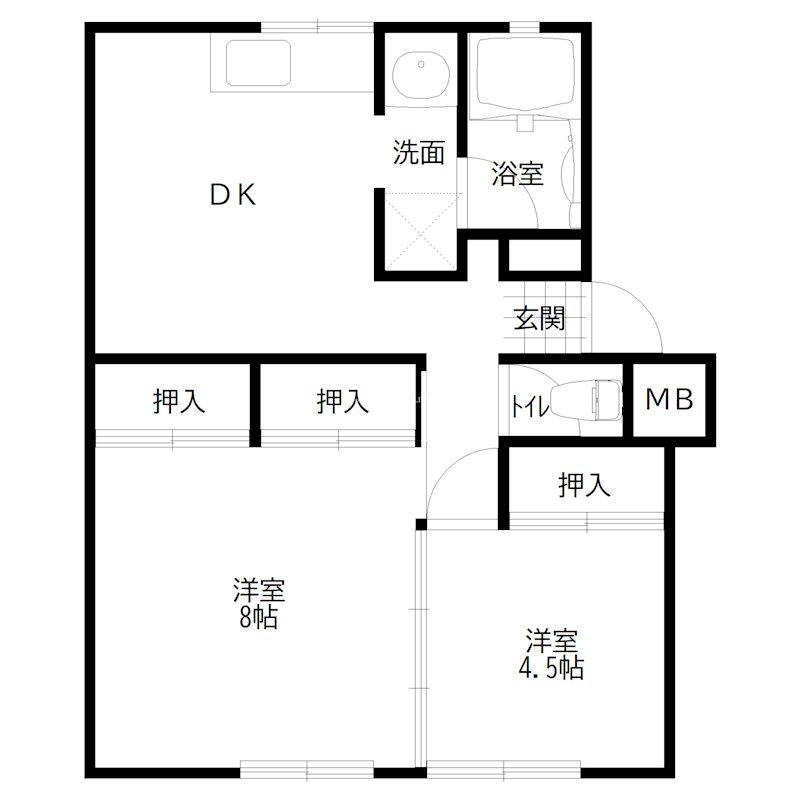 野口マンション 間取り図