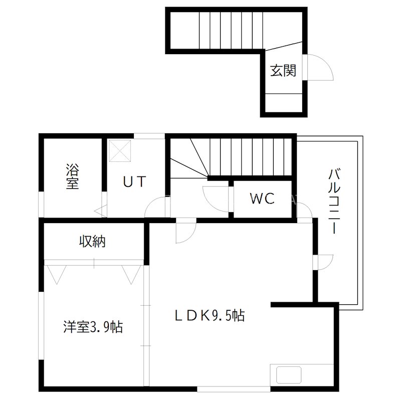 ラミューズハリマⅠ 間取り図