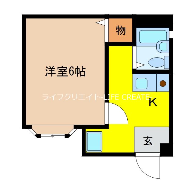 サンパレス高瀬 間取り図