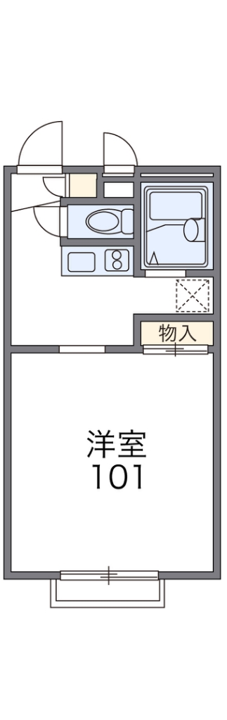 レオパレスマーガレット 間取り図