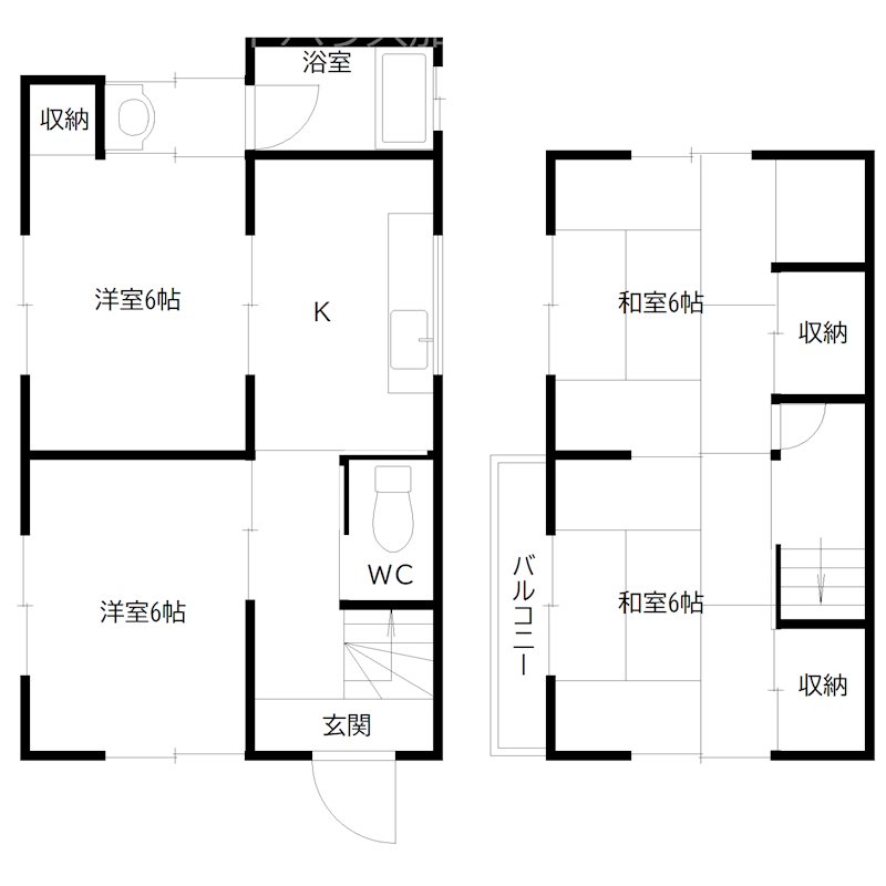 新在家戸建 間取り図