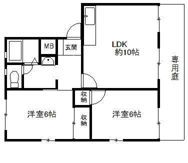 ハイツアニヴァーサリー 間取り図
