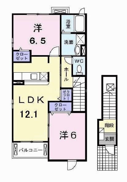 マリンスカイＣ 間取り図