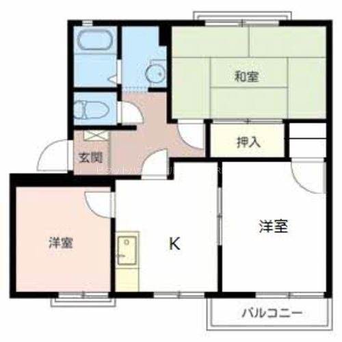 コートエスポワールA・C 間取り図