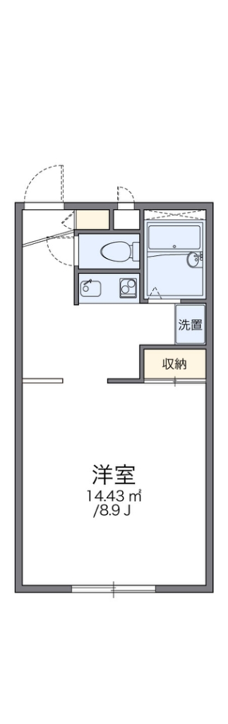 レオパレスマーガレット 間取り図