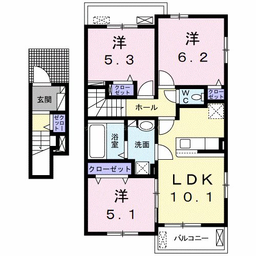 エル　モンテ 間取り図