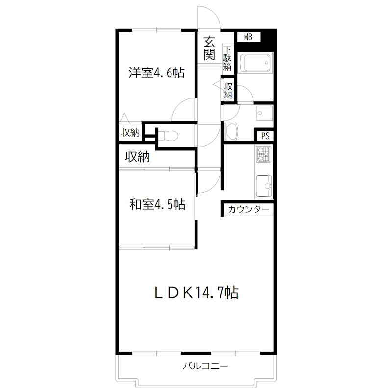 メゾン前田 間取り図