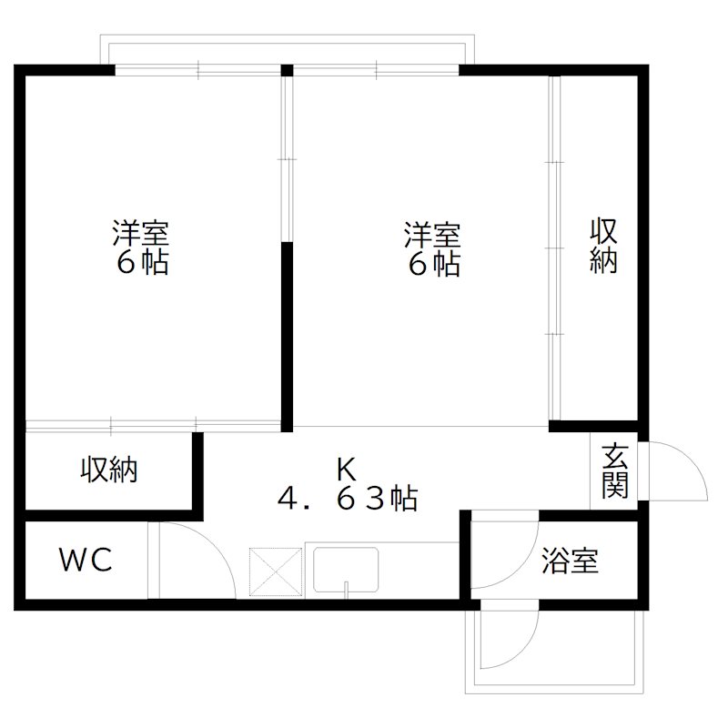 ペディコート加古川 間取り図