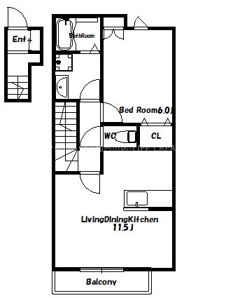 アンメゾン梅井 間取り図