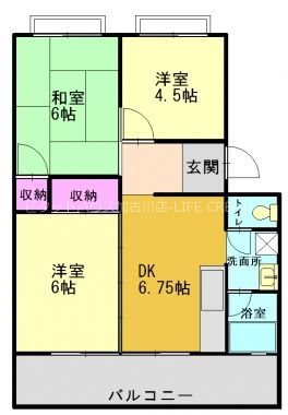 コーポ曽根 間取り図