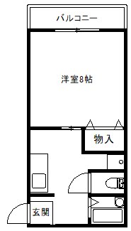 エナジーハイツ 間取り図
