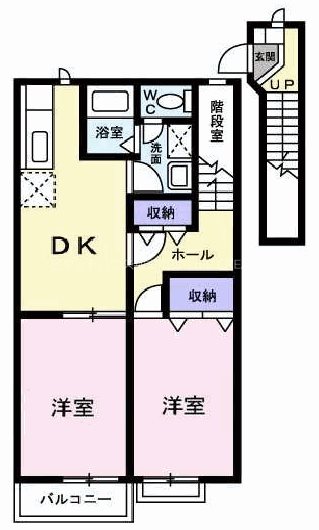 グリーンコーポラスＢ 間取り図