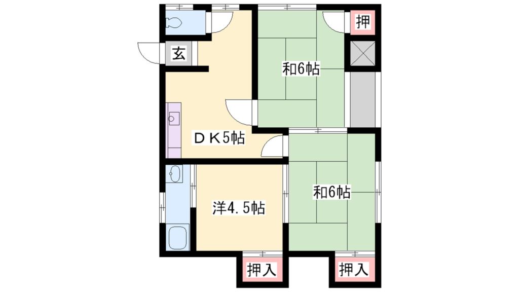 みどりマンション 間取り図