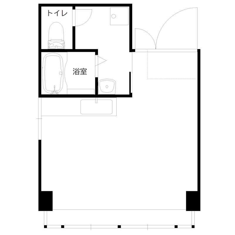 花房マンション 間取り図