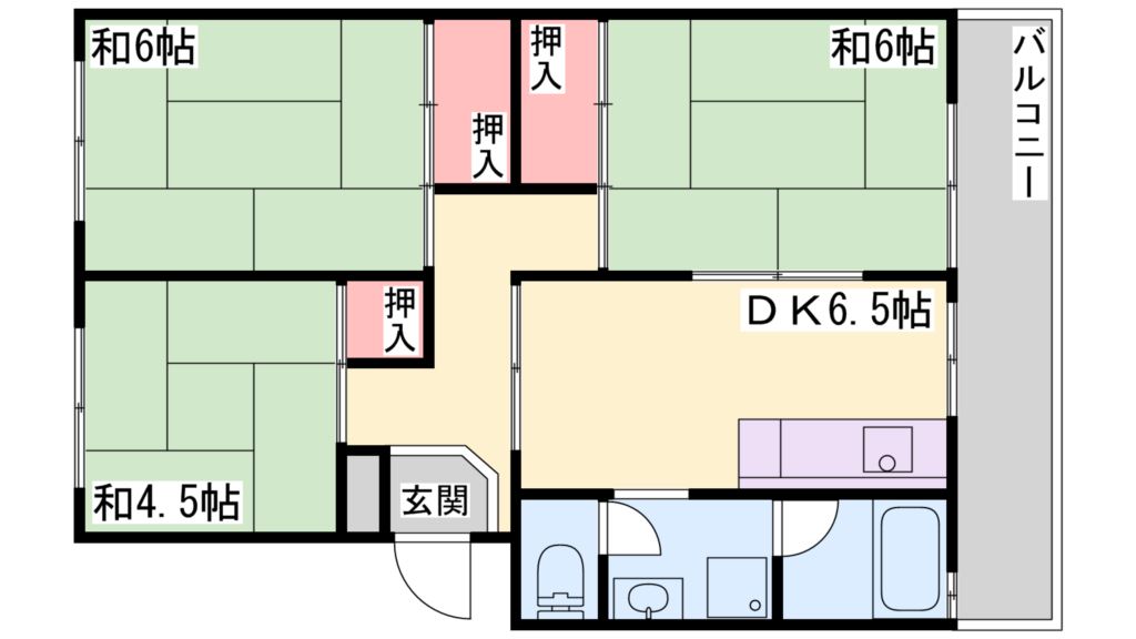 ローレルハイツ加古川３ 間取り図