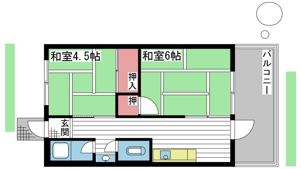 高砂ファミリーマンション 間取り図