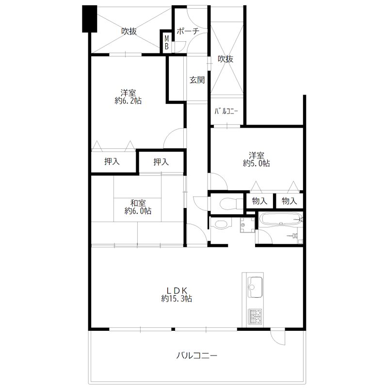 グレーシィ加古川 間取り図