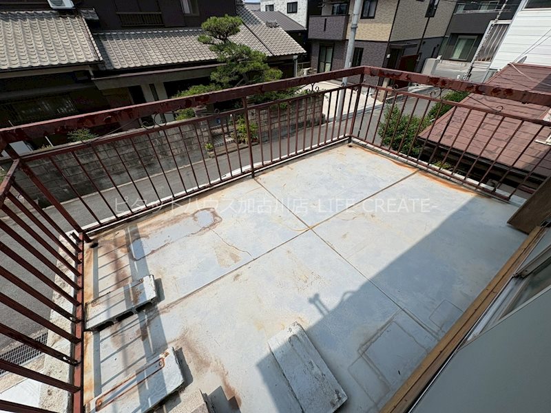 新野辺北町貸家 ベランダ