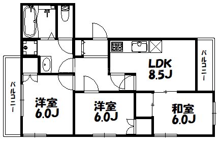 Rin bergel（リン　ベルジェ） 間取り図