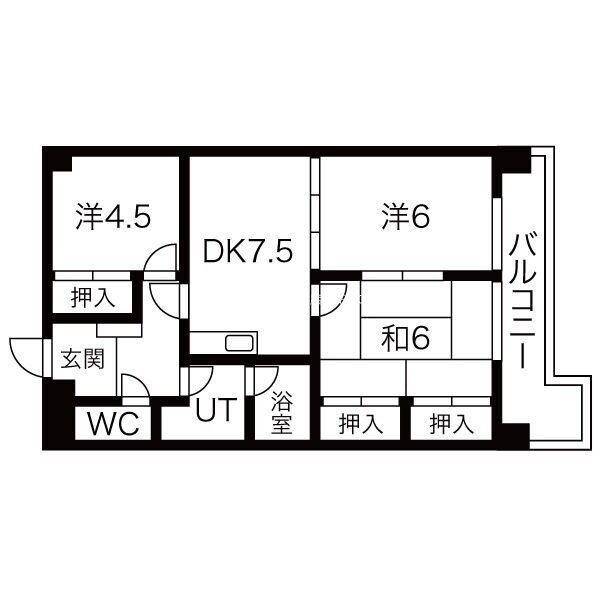 サンレイクパル 間取り図
