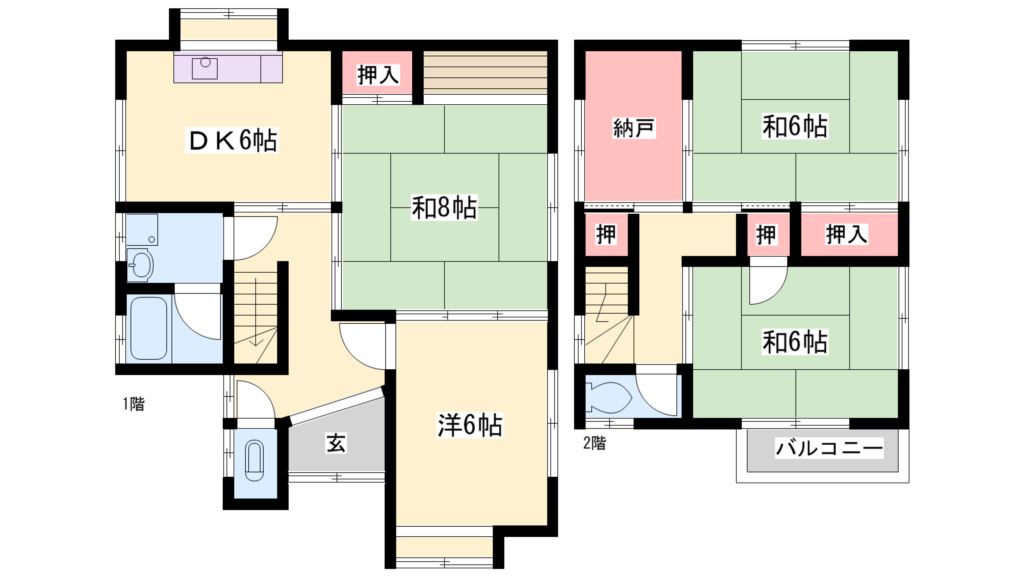 柏原邸 間取り図
